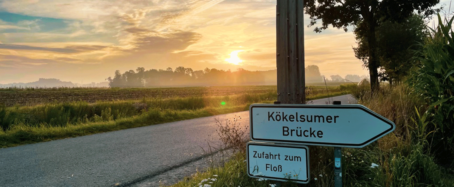 Zufahrt Kökelsumer Brücke; Foto: Anne Klingenstein