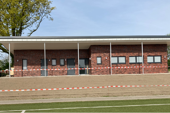 Neues Umkleidegebäude in Vinnum (Foto: Stadt Olfen)