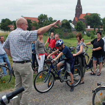 Radfahren und Wandern